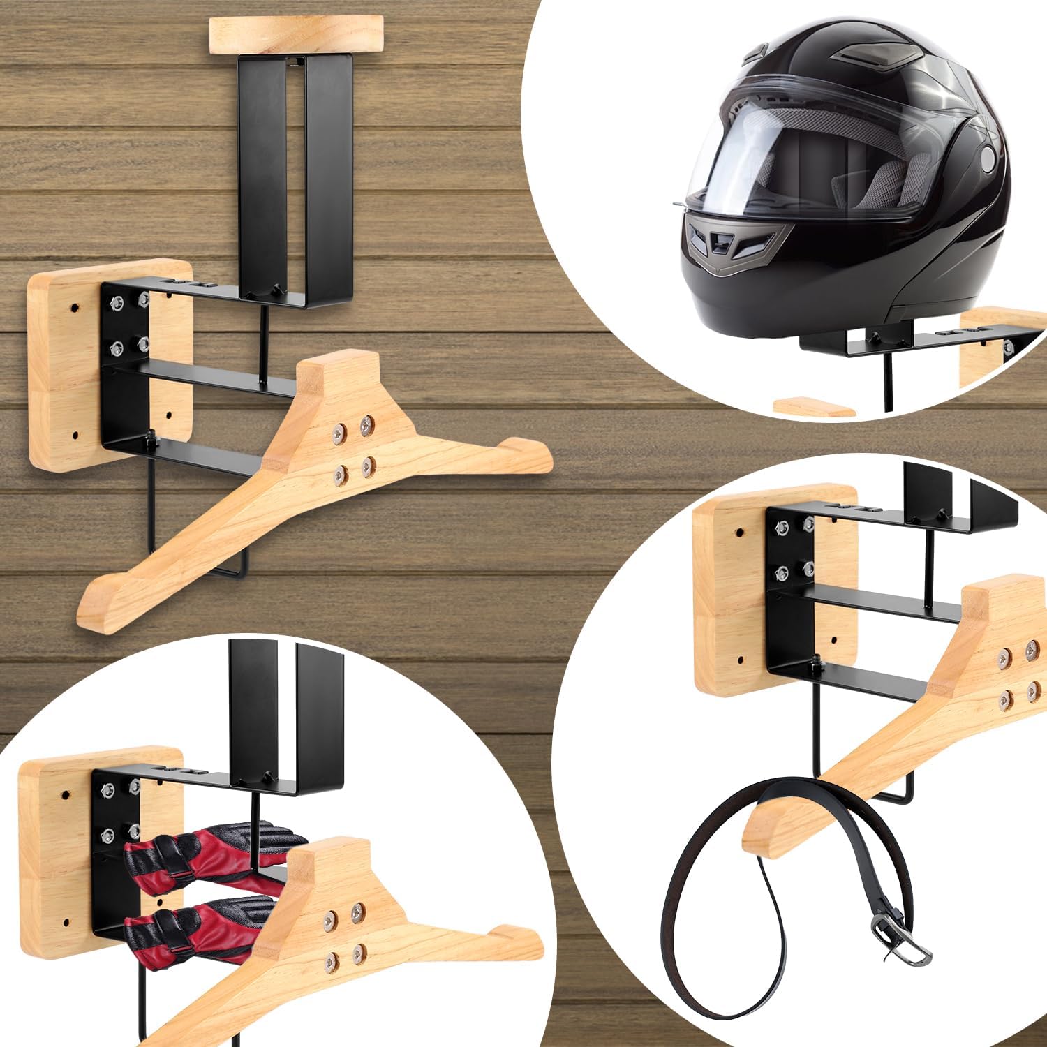 ​Motorcycle Helmet Holder Wall - Motorcycle Gear Rack ulasan dan harga