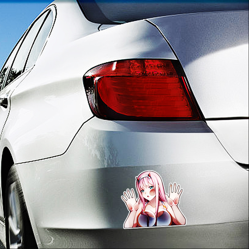 Zero Two Windows Car Stickers  - Motorcycle Gear Equipment ulasan dan harga