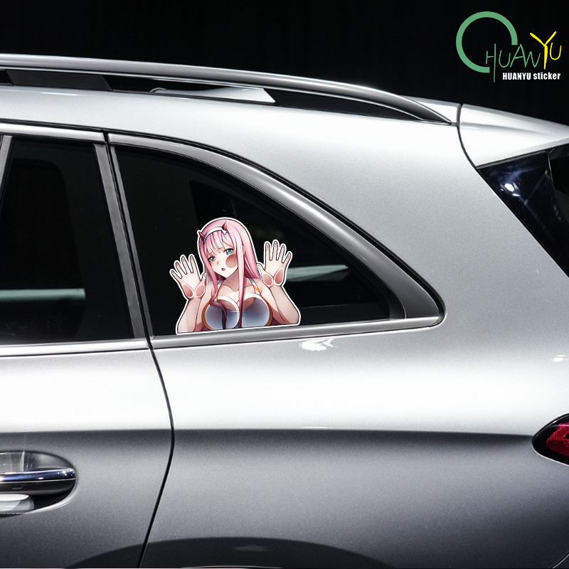Zero Two Windows Car Stickers  - Motorcycle Gear Equipment ulasan dan harga