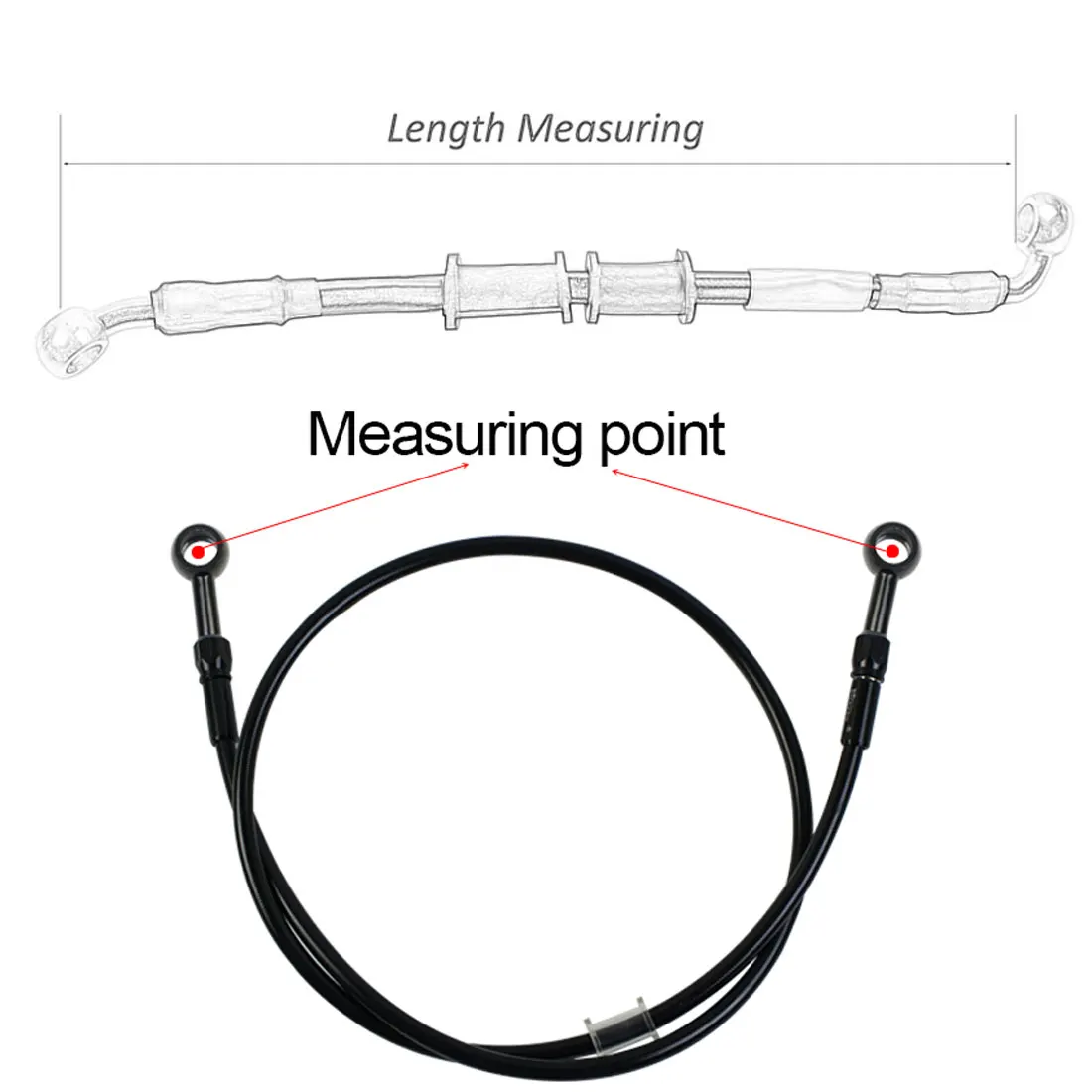 AN3 Braided Brake Hose Motorcy - Gear Clutch Motorcycle ulasan dan harga