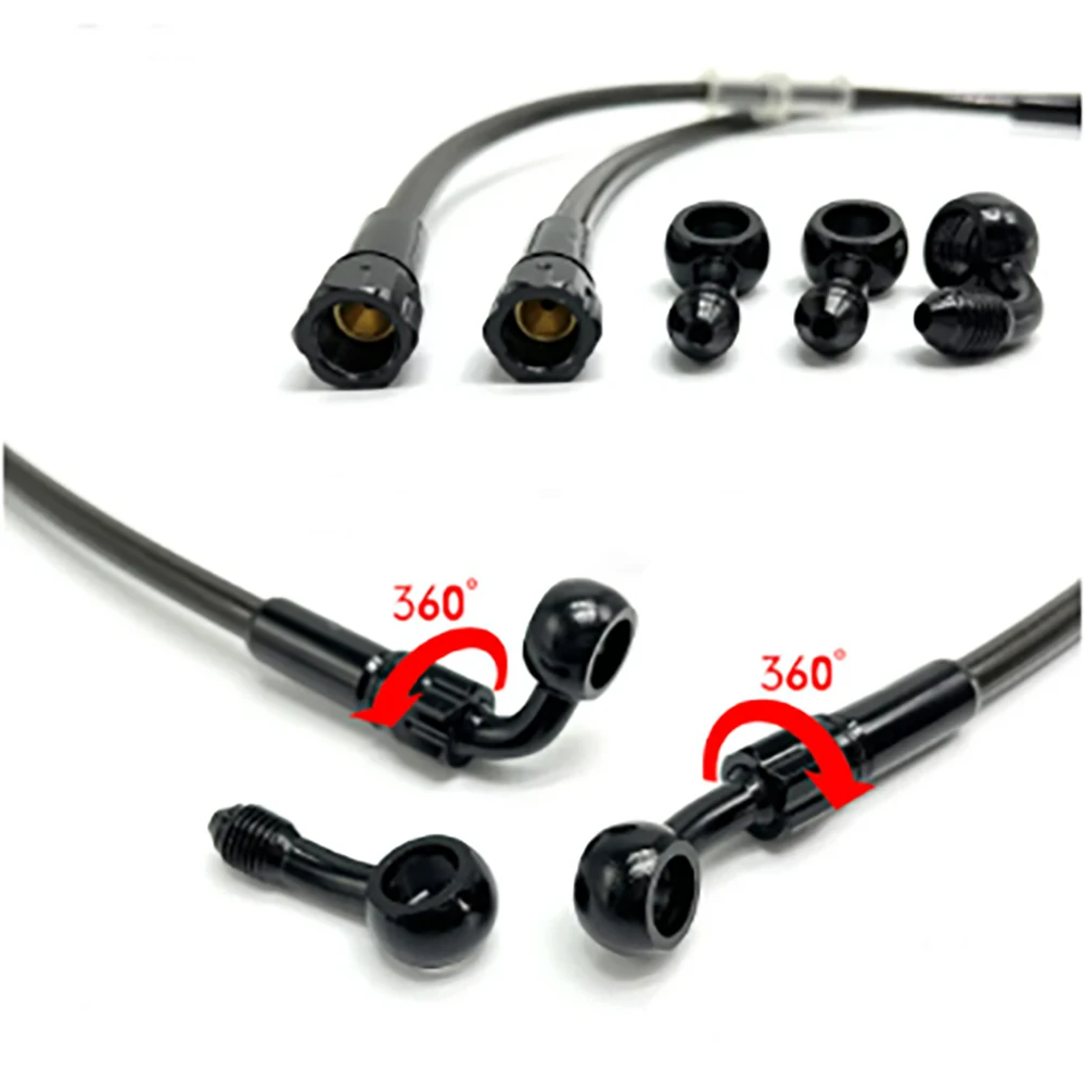 Motorcycle Brake Hose AN3 Brai - Gear Clutch Motorcycle ulasan dan harga