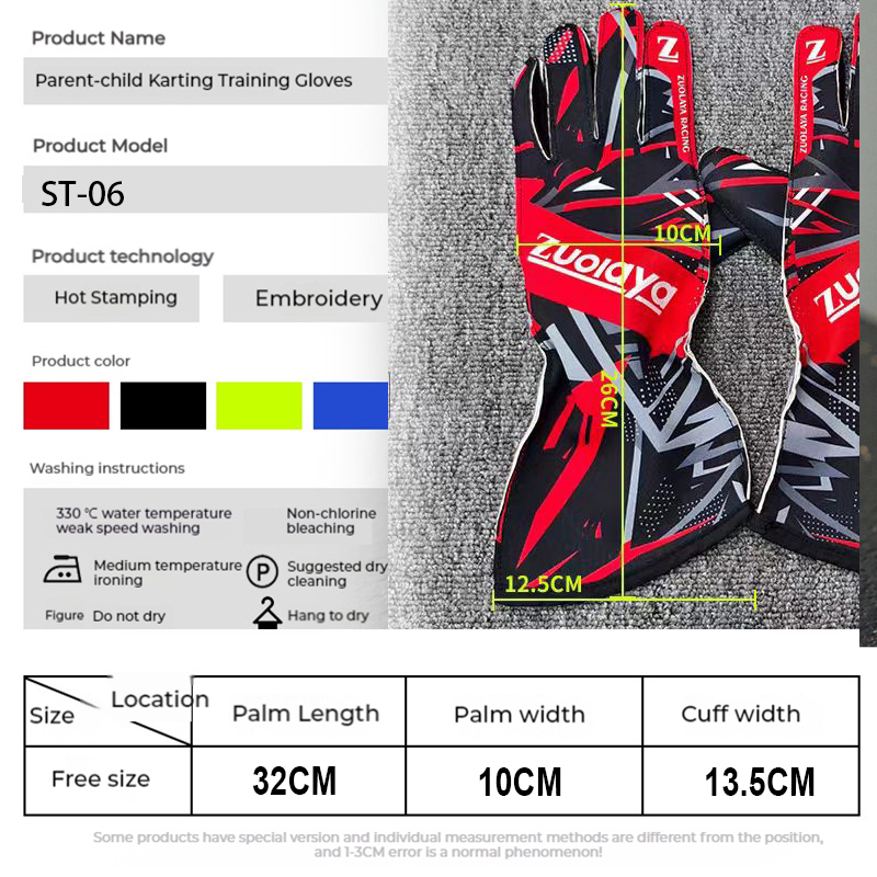 Kart Long Racing Gloves Full P - Motorcycle Gear Clearance ulasan dan harga