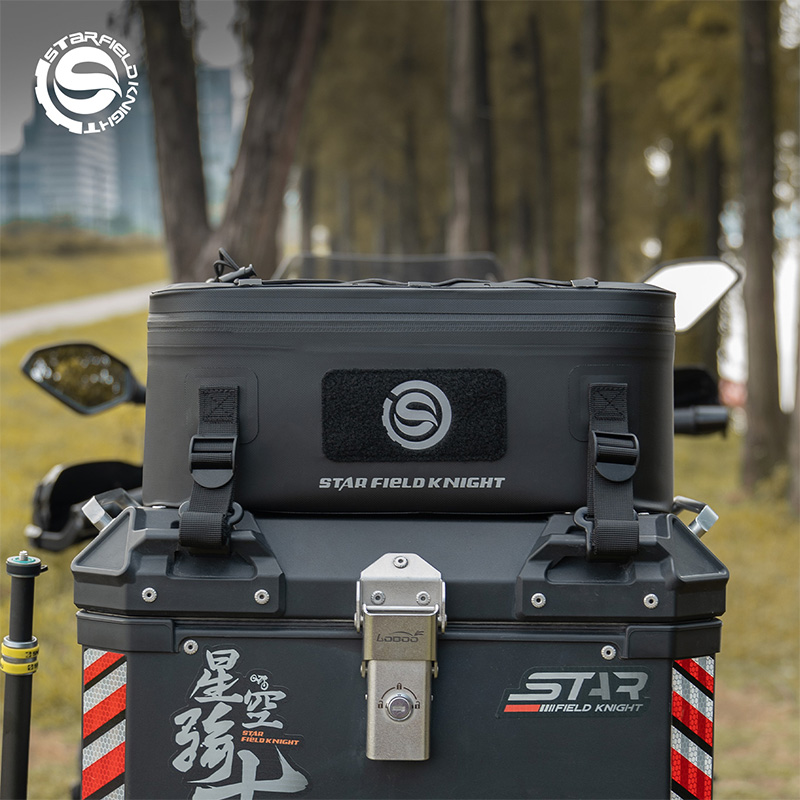 SFK Universal 13L Black Motorc - Motorcycle Gear Rack ulasan dan harga